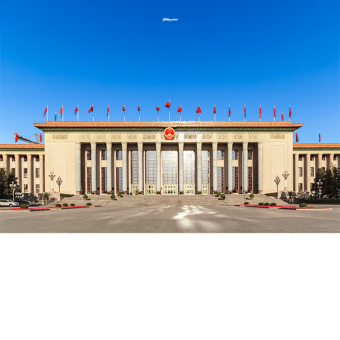 北京,人民大会堂,建筑,天安门广场